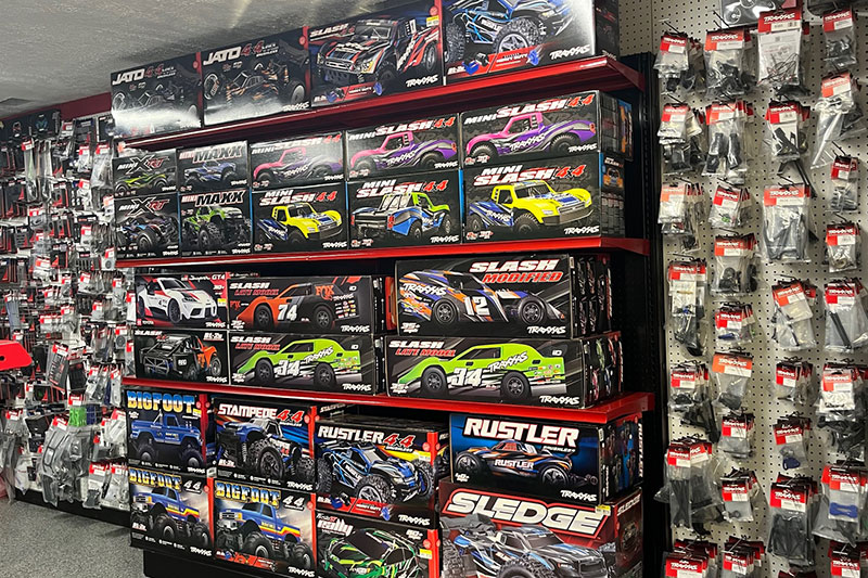 Check out our new Traxxas RC car showroom!